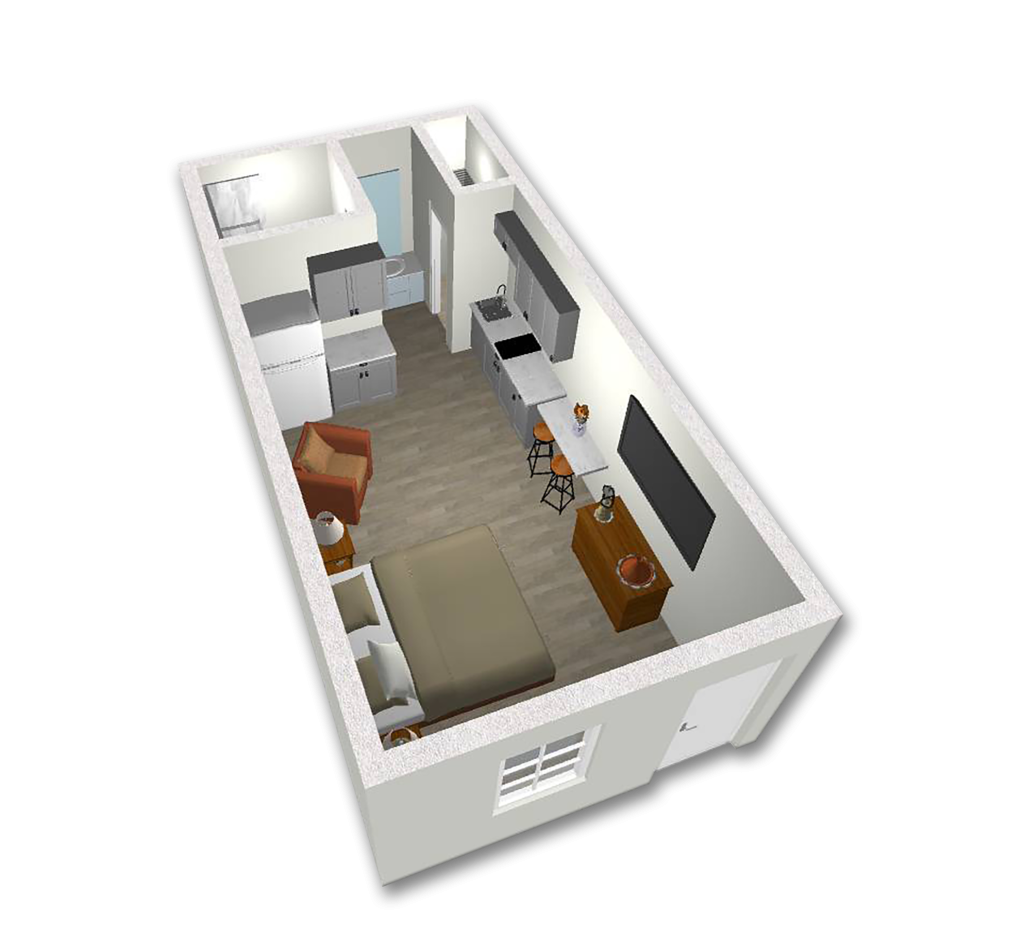Daybreak Suites Studio in Huntsville Alabama overhead image